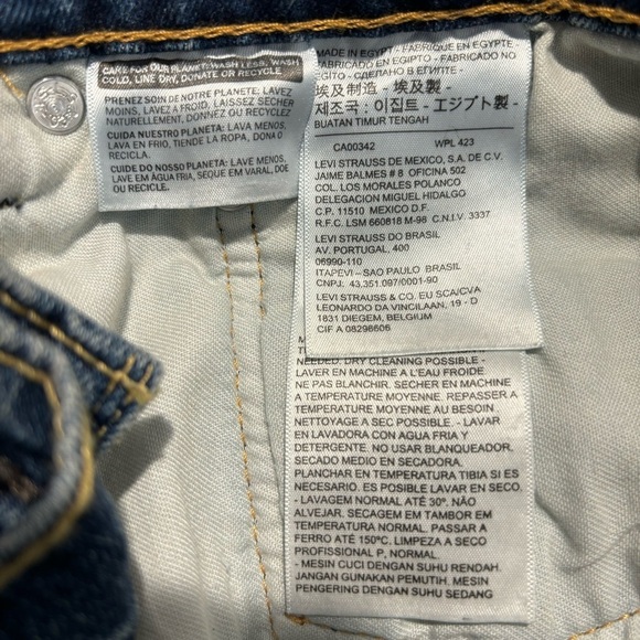 LEVI’S Sz  42 x 34 Relaxed Fit Tapered Leg Mid-Wash Jeans NEW WITH TAGS - Picture 14 of 16